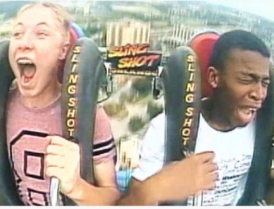 Teenager Passes Out On The Slingshot Three Times In A Row
